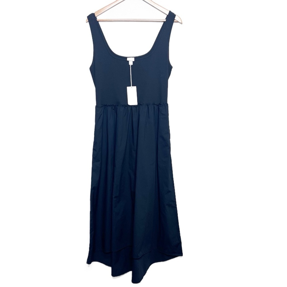 Black Scoop-Neck Dress